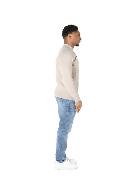 Luxury Silky Wool Knit Long Sleeve Poly Tops
